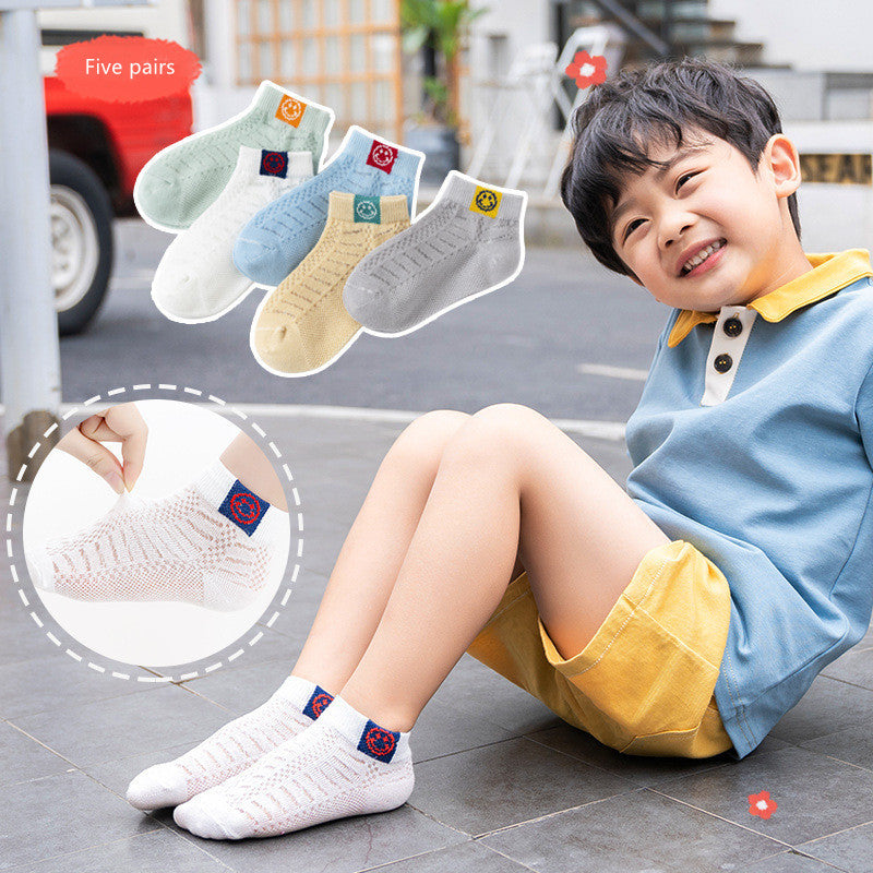 Children's socks Summer Cotton breathable baby socks