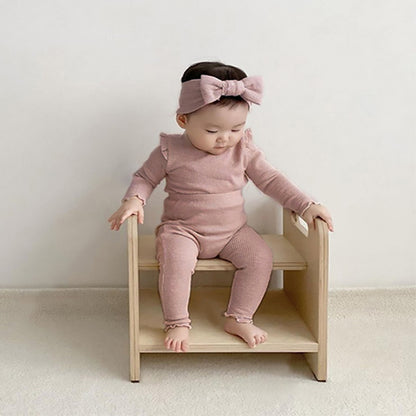 Children's Clothing Baby Jumpsuit Suit Home Clothes Two-piece Set