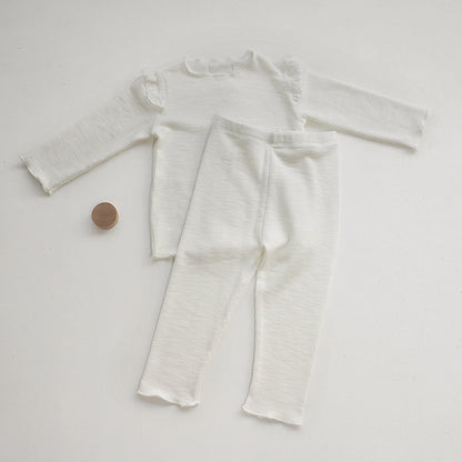 Children's Clothing Baby Jumpsuit Suit Home Clothes Two-piece Set