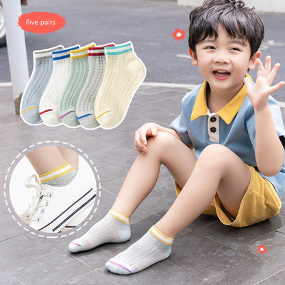 Children's socks Summer Cotton breathable baby socks