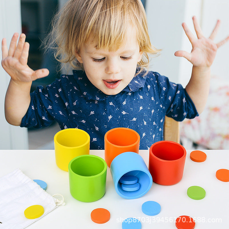 Baby Early Education Educational Toys Color Classification Cup