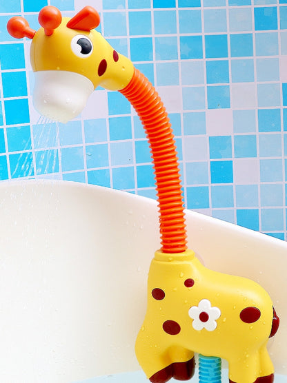 Children Bath Toy Electric Cartoon Giraffe Shower Baby Spray Bathtub Toys Educational Play Game Beach Toys