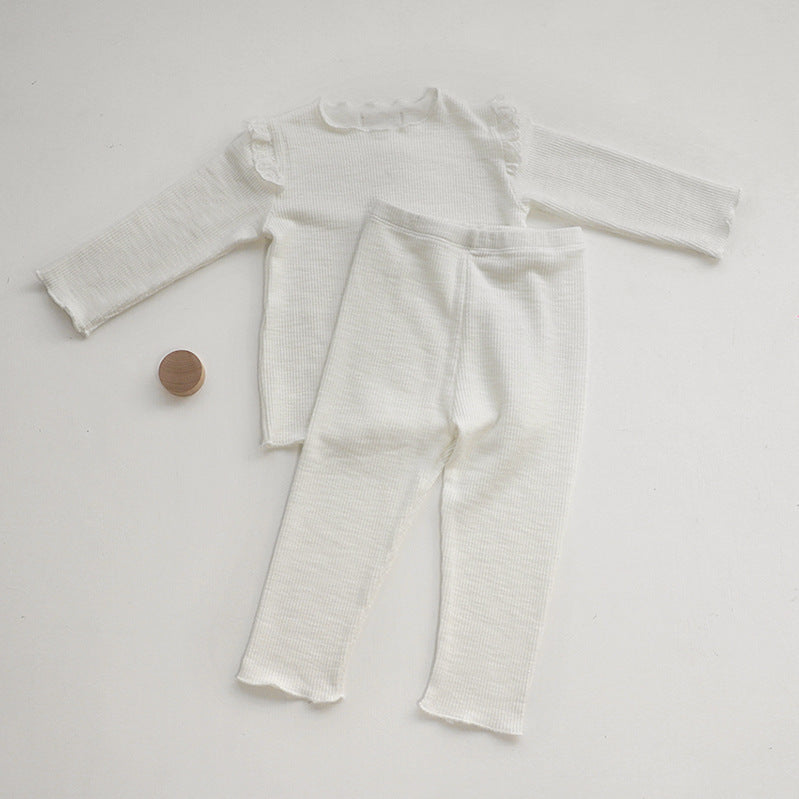 Children's Clothing Baby Jumpsuit Suit Home Clothes Two-piece Set