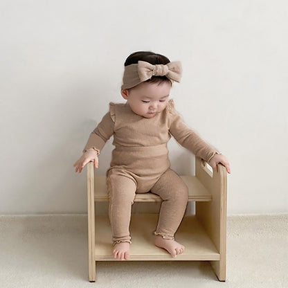 Children's Clothing Baby Jumpsuit Suit Home Clothes Two-piece Set