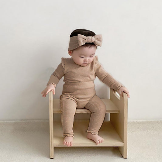 Children's Clothing Baby Jumpsuit Suit Home Clothes Two-piece Set